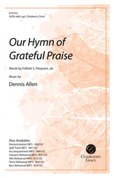 Our Hymn of Grateful Praise SATB choral sheet music cover